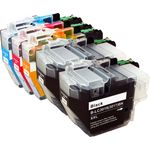 5 Pack Brother LC3017 Compatible High-Yield Ink Cartridges