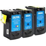 3 Pack Canon PG-210XL & CL-211XL High-Yield Remanufactured Ink Cartridges