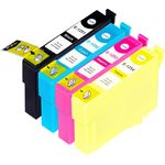 4 Pack Epson 125 Remanufactured Ink Cartridges