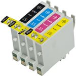 4 Pack Epson 60 Remanufactured Ink Cartridges