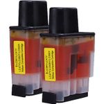 2 Pack Brother LC41Y Yellow Compatible Ink Cartridges