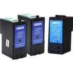 3 Pack Lexmark 34 & 35 Remanufactured Ink Cartridges