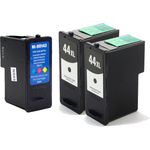 3 Pack Lexmark 44XL & 43XL High-Yield Remanufactured Ink Cartridges