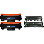 3 Pack Brother TN770 & DR730 Compatible Super High-Yield Toner & Drum Cartridges