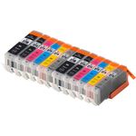 12 Pack Canon PGI-270XL & CLI-271XL Compatible High-Yield Ink Cartridges