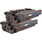 2 Pack HP 89X Black Compatible High-Yield Toner Cartridge (CF289X)