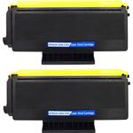 2 Pack Brother TN650 Black Compatible High-Yield Toner Cartridge (Replaces TN620)