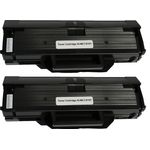 2 Pack Samsung MLT-D101S Black Compatible Toner Cartridge