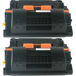 2 Pack HP 64A Black Compatible Toner Cartridge (CC364A)