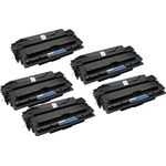 5 Pack HP 16A Black Remanufactured Toner Cartridge (Q7516A)