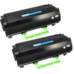 2 Pack Dell 331-9803 Black Compatible Toner Cartridge (RGCN6 )