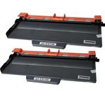 2 Pack Brother TN750 Black Compatible High-Yield Toner Cartridge (Replaces TN720)