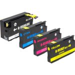 4 Pack HP 952XL High-Yield Remanufactured Ink Cartridges