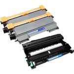 3 Pack Brother TN450 & DR420 Compatible High-Yield Toner & Drum Cartridges