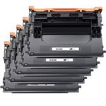 5 Pack HP 147X Black Compatible High-Yield Toner Cartridge (W1470X)