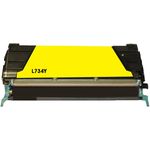 Lexmark C734A2YG Yellow Remanufactured Toner Cartridge