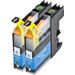 2 Pack Brother LC105C Cyan Compatible Super High-Yield Ink Cartridges