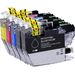 5 Pack Brother LC3013 Compatible High-Yield Ink Cartridges (Replaces LC3011)