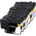 9 Pack Brother LC3035 Ultra High-Yield Compatible Ink Cartridges