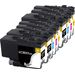 9 Pack Brother LC3037 Super High-Yield Compatible Ink Cartridges