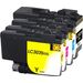 4 Pack Brother LC3039 Ultra High-Yield Compatible Ink Cartridges