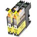 2 Pack Brother LC105Y Yellow Compatible Super High-Yield Ink Cartridges