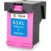 3 Pack HP 65XL High-Yield Remanufactured Ink Cartridges