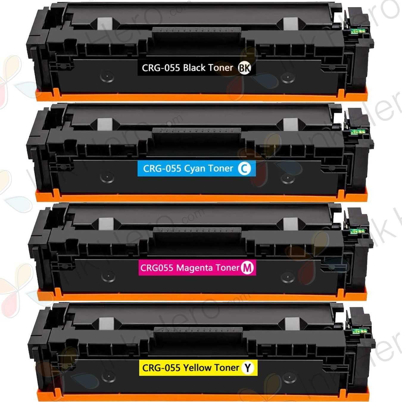 4 Pack Canon 055 Compatible Toner Cartridges- Ink Hero