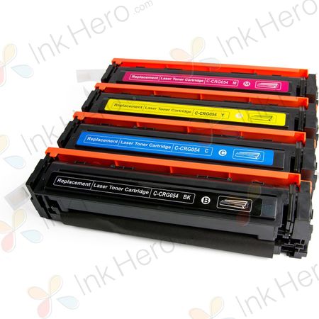 4 Pack Canon 054 Compatible Toner Cartridges