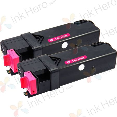 Dell 330-1433 Magenta Compatible High-Yield Toner Cartridges 2-Pack (T109C)