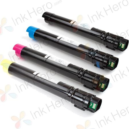 4 Pack Dell 7130 / 7130cdn Compatible High-Yield Toner Cartridges