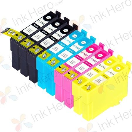 9 Pack Epson 126 High-Yield Remanufactured Ink Cartridges