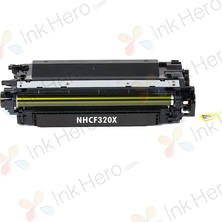 HP 653X Black Compatible High-Yield Toner Cartridge (CF320X)