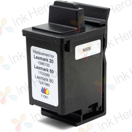 Lexmark 60 Color Remanufactured Ink Cartridge (17G0060)