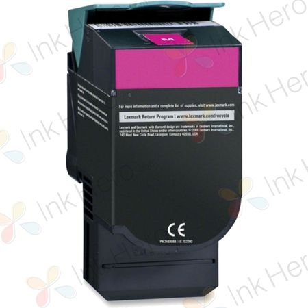 Lexmark C540H2MG Magenta Compatible High-Yield Toner Cartridge