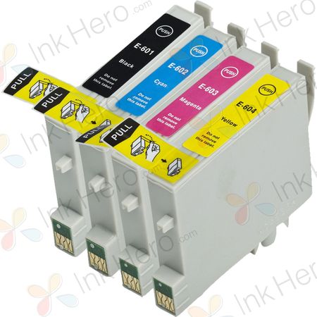 4 Pack Epson 60 Remanufactured Ink Cartridges