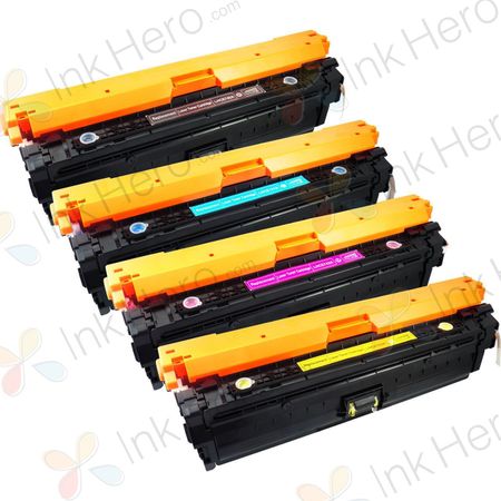 4 Pack HP 307A Remanufactured Toner Cartridges