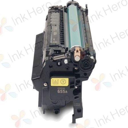 HP 655A Yellow Remanufactured Laser Toner Cartridge (CF452A)