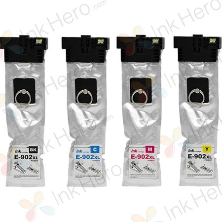 5 Pack Epson 902XL High-Yield Remanufactured Ink Cartridges