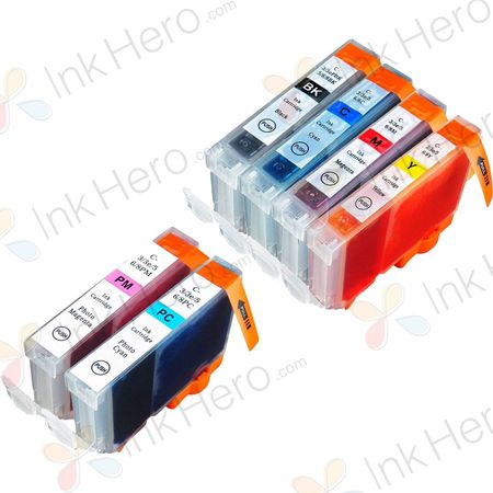 6 Pack Canon CLI-8 Compatible Ink Cartridges