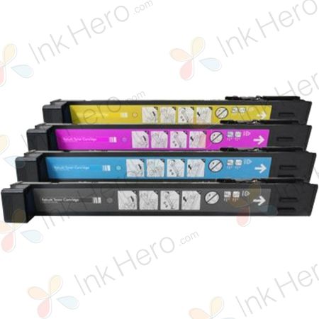 4 Pack HP 825A & HP 824A Remanufactured Toner Cartridges