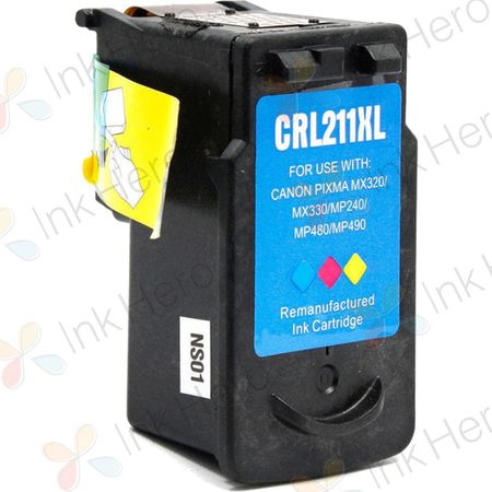 Canon CL-211XL Color Remanufactured High-Yield Ink Cartridge (2975B001)