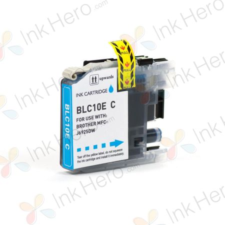 Brother LC10EC Cyan Compatible High-Yield Ink Cartridge