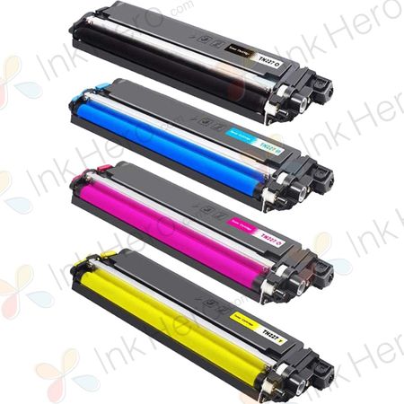 4 Pack Brother TN227 Compatible High-Yield Toner Cartridges (Replaces TN223)