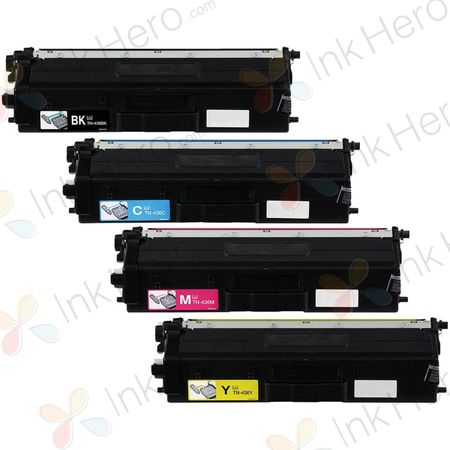 4 Pack Brother TN439 Compatible Ultra High-Yield Toner Cartridges