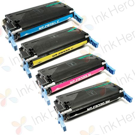 4 Pack HP 641A Remanufactured Toner Cartridges