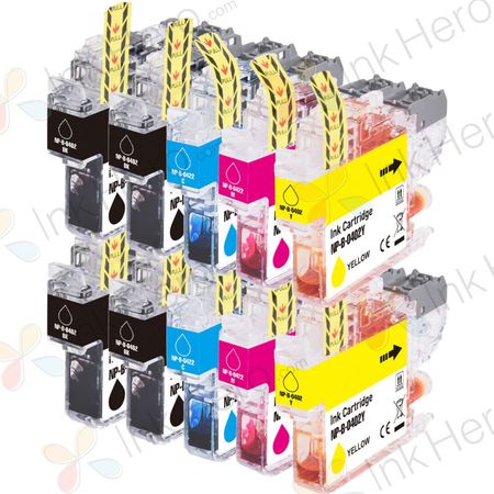 10 Pack Brother LC402 XL High-Yield Compatible Ink Cartridges