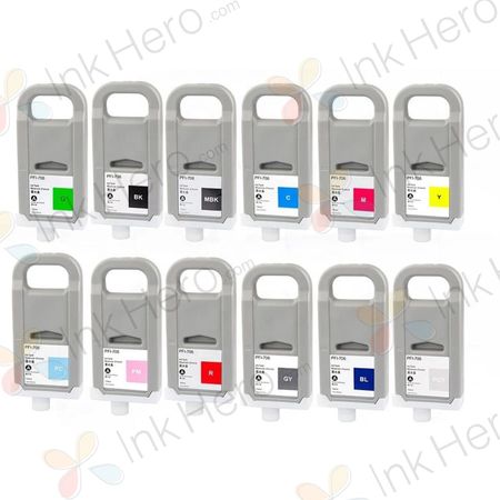 12 Pack Canon PFI-706 Compatible Ink Cartridges