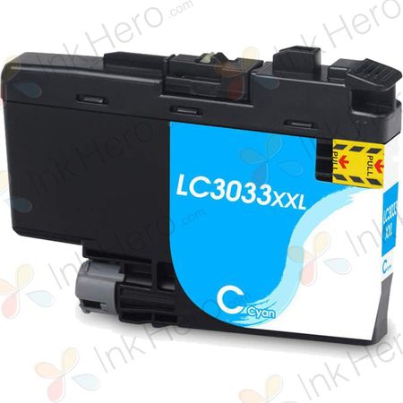 Brother LC3033C Cyan Compatible Super High-Yield Ink Cartridge