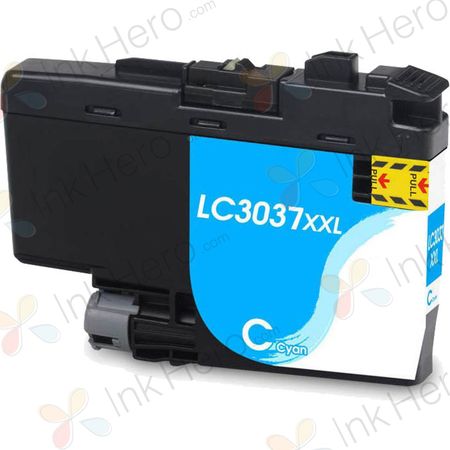 Brother LC3037C Cyan Compatible Super High-Yield Ink Cartridge